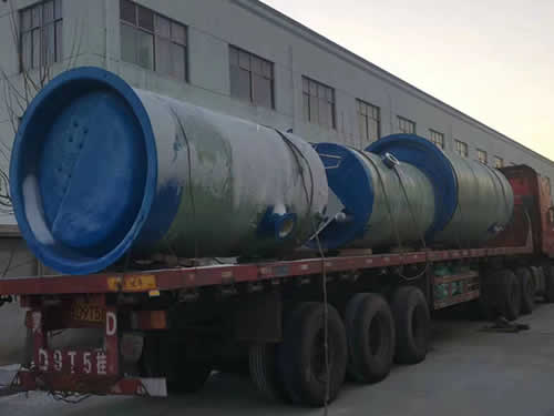 一體化預制泵站裝車